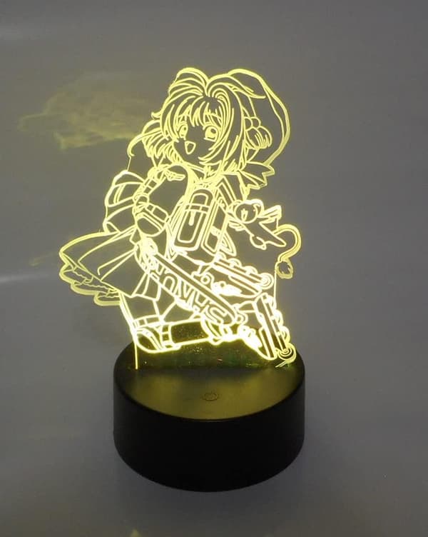 Card Captor Sakura Anime Rulleskøjte Laser Graveret 3D Effekt