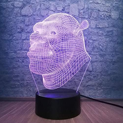 Figuurit - Shrek 2 elokuvan toimintahahmo - 3D-illuusio LED Sh