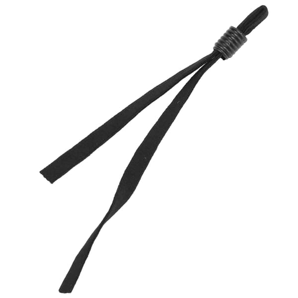 200 st elastiska band med justerbart spänne, stretchig öronögla, rep, snöre för sömnad, svart cylindrisk