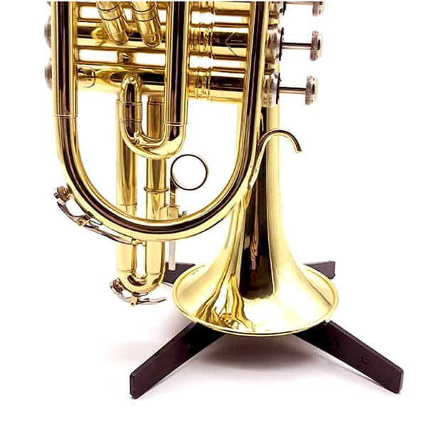 Solid og sammenleggbart instrumentstativ, sikker stativbase for trompet og kornett, kompakt bærbart design, avtakbart for enkel oppbevaring A- 4 Legs