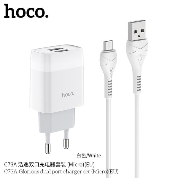 hoco. C57A Europæisk standard PD+QC3.0 hurtig oplader TYPE-C til
