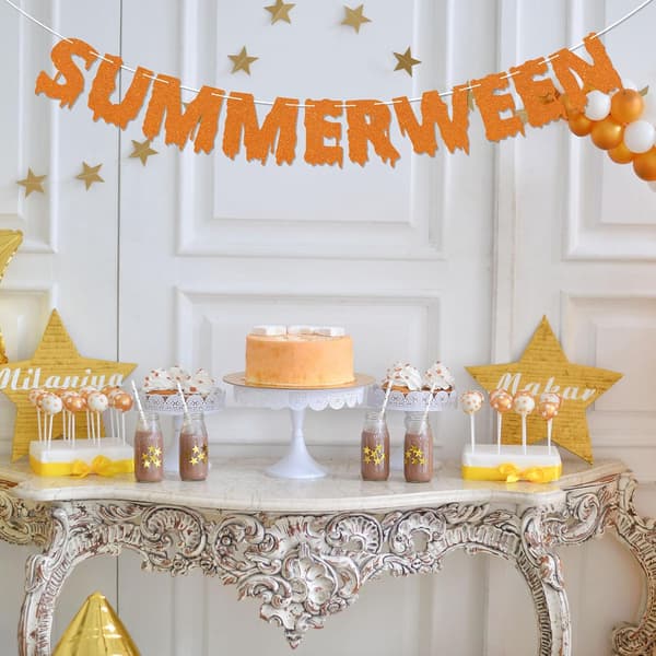 Summerween Banner – Sommer Halloween Festdekor