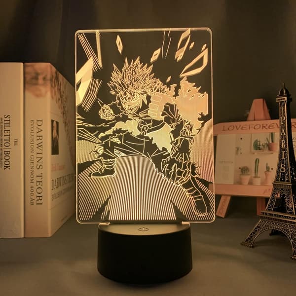 3D LED-illusion nattlampa Eijiro Kirishima LED-nattlampa