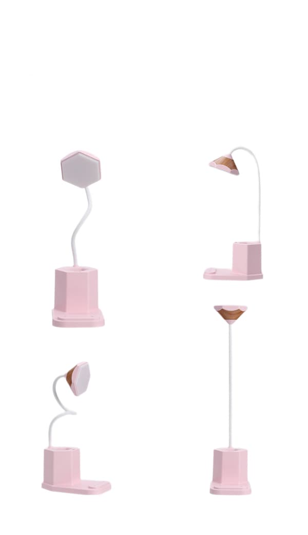 Skrivebord LED Lys Berøring Bordlampe, svanehals, dimbar Kontor L