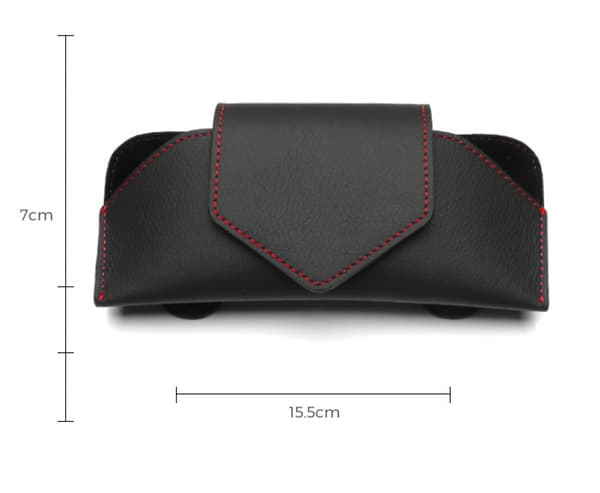 Solglasögonhållare för bilsolskydd, Universal Auto Eyeglass