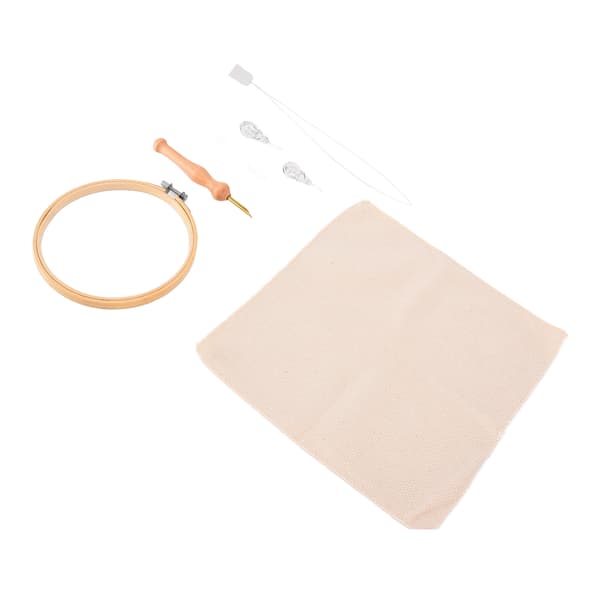 Punch Needle Kit Premium Material Lett å Holde Praktisk Høy Holdbarhet Broderinål Kit