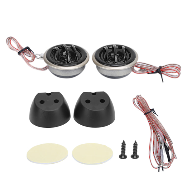 Par Car Mini Diskant Højttaler 130W Maksimal 20W RMS 4Ω 12V Universal til Lydanlæg