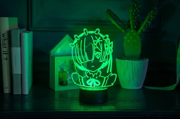 3D Natlamper til Piger Drenge Anime Rem Re Zero Figur Nat