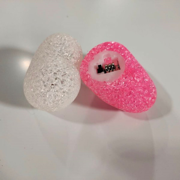 Kärleksfull färgglad nattlampa kristall blixt färgglad liten nattlampa 3D hjärtformad atmosfärlampa sovrumsatmosfärlampa