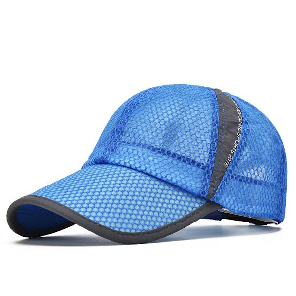 Unisex Andningsbar Full Mesh Baseballkeps Snabbtorkande Löpning h F