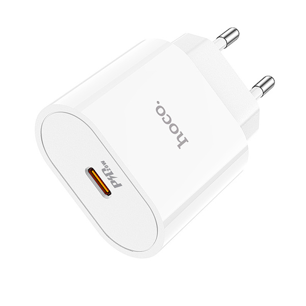 hoco. C94A enkelports PD20W laddare europeisk standard suita