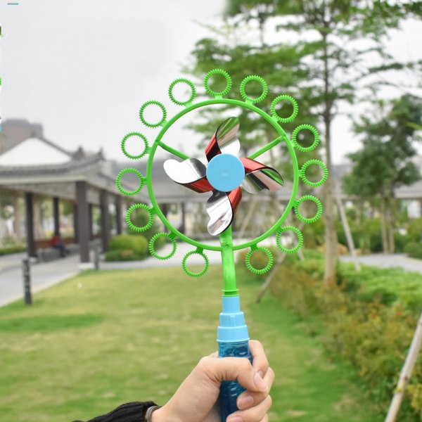 Børne vindmølle boble maskine legetøj boble stick Colorfu