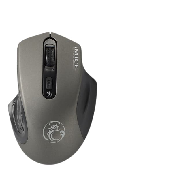 Trådløs mus, 2,4 GHz optisk mus energisparing og ergonomisk