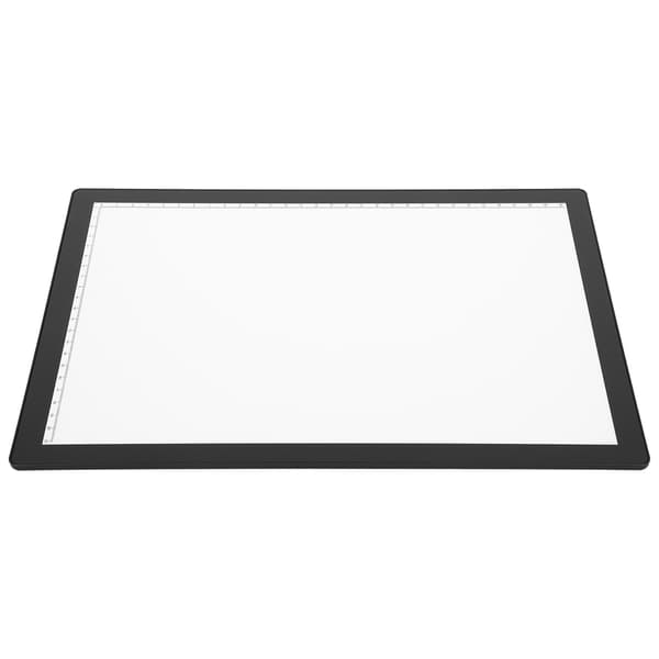 Genopladelig tegneplade A4 LED lys kopi håndskrift blok maling tilbehør sort