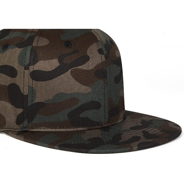 Klassisk Snapback-hatt Hip Hop Flat Bill Visor Cap - Unisex Annons L