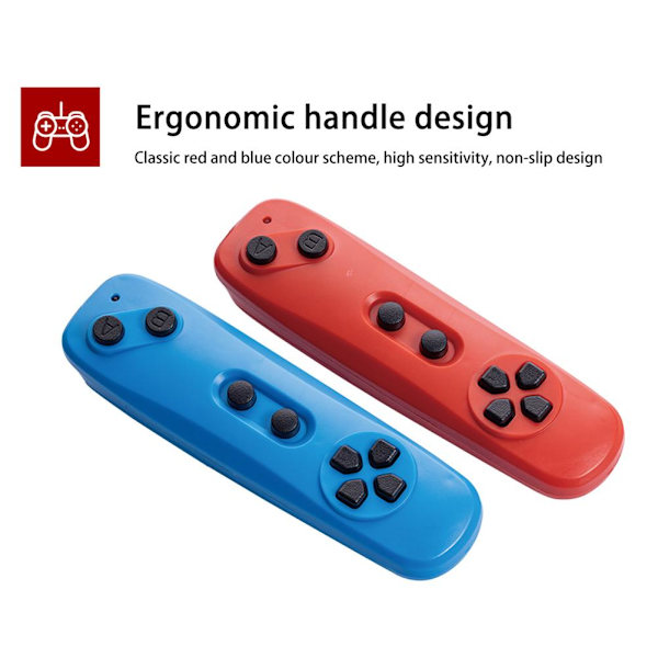 Retro-pelikonsolit, yhteensopivat High Definition Multimedia Interface HD 4K -lähdön kanssa, urheilulliset liikkeentunnistuspelit, 2 langatonta eleohjainta