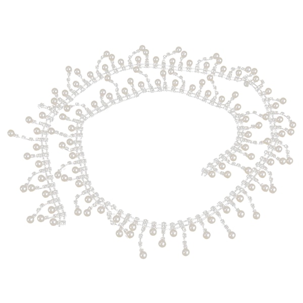 Perle Vedhæng Rhinestone Krystal Kæde Håndværk Sy På Tøj Bryllup Håndarbejde DIY Dekoration