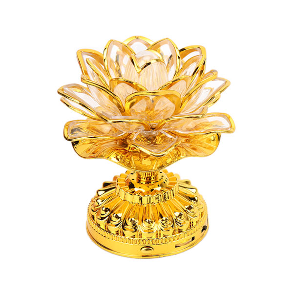 Buddhistisk LED-lampa, färgglad, miljövänlig Buddha-ljusdekoration, 100-240 V