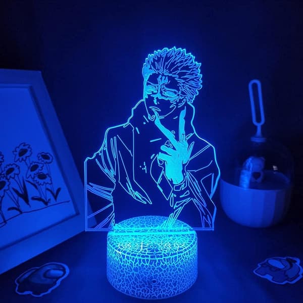 JK Figur Lamper Ting Nattlys LED Bord Illusjonslampe Ho