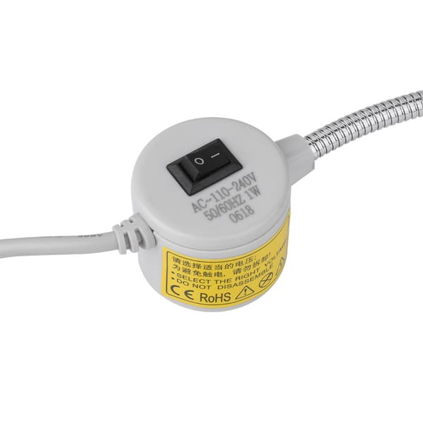 Dual Colors 20 LEDs Lampe Symaskine med Magnetisk Base Switch