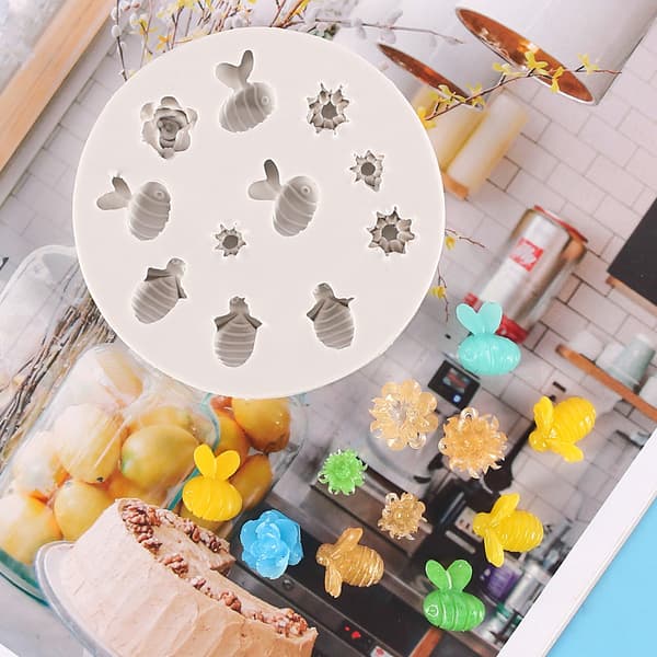 Silikonformer Non-stick Bie Gummiformer Silikon Bie Baking