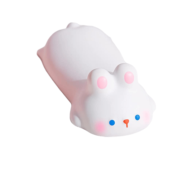 Søt Kawaii Håndleddsstøtte, Sakte Stigende PU Ergonomisk Armpute, Musematte Håndleddspute for Skrivebord Kontor Dataspill Rabbit
