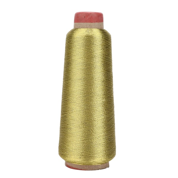 Sytråd slitstarkt hushållspolyestergarn för DIY-broderimaskinprojekt (guld)