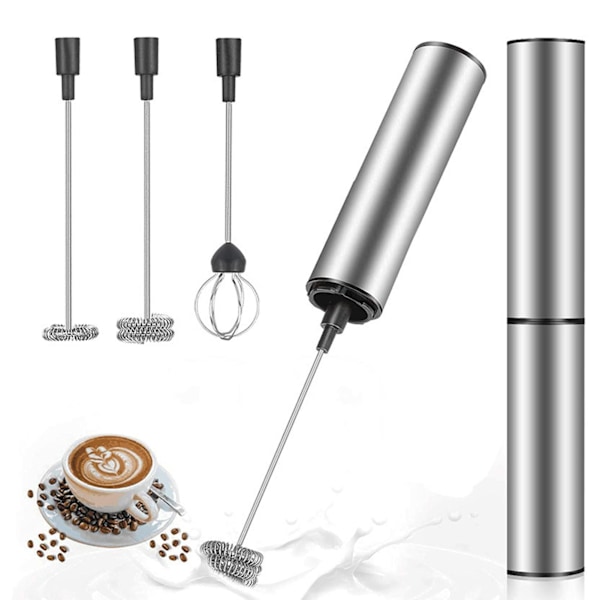 Elektrisk visp multifunksjonell USB oppladbar håndholdt melkeskummer skumprodusent kaffeblender for kjøkken