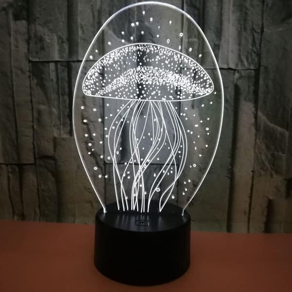 3D Lampe Maneter, Bursdags- og Julegave Lampe Nattlys