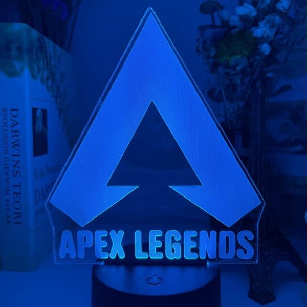 3D Apex Legends Natlampe LED Farveskiftende Lys til Gam