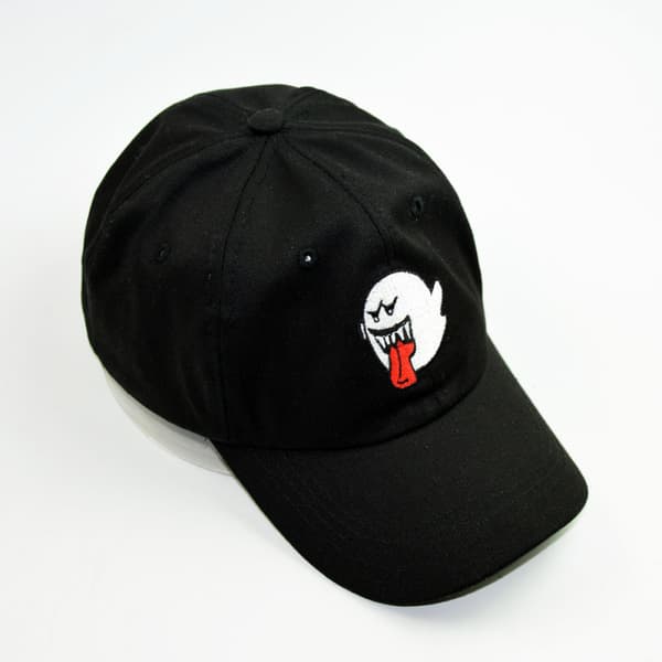 Broderte hatt baseballcaps klassisk hatt justerbar mesh-hatt Black