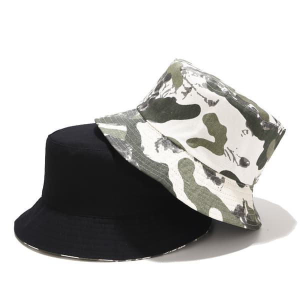 Bøllehat Camouflage Hat Strand Fiskerhatte Solhat til D Grey