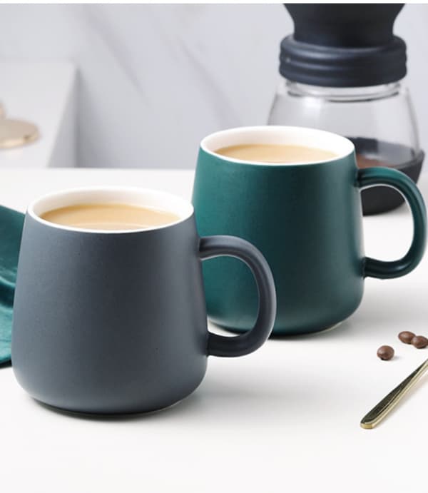 Blank keramik kaffemugg, Mark kopp för kontor och hem, 13O
