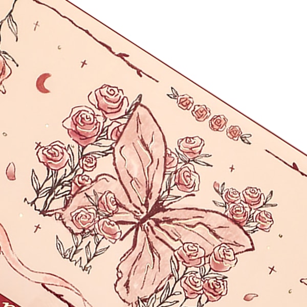 Romantisk brevpapir Vintage Unik Botanisk og Blomster Brevark Blessing Writting Paper
