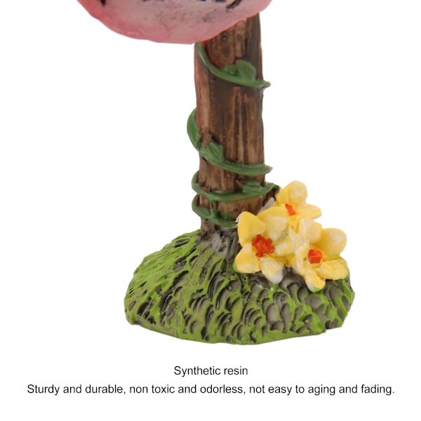Miniature dragevejledning statue sæt syntetisk harpiks fe statue tilbehør til have græsplæne altan