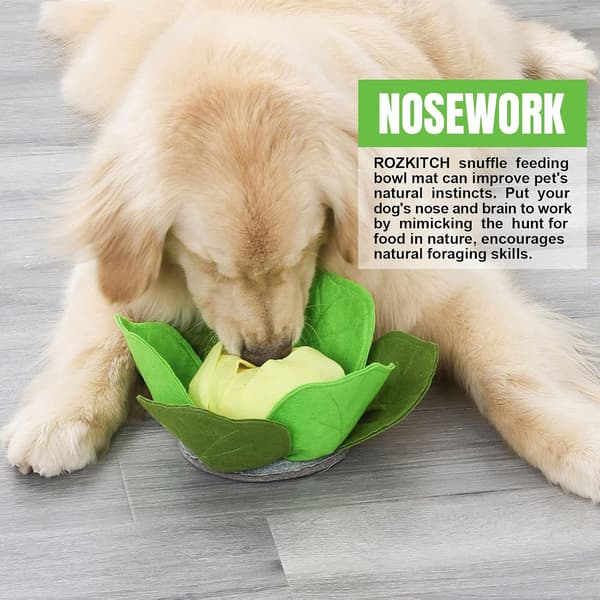 Snusematte for hund, kål-snuselekebolle for sakte fôring