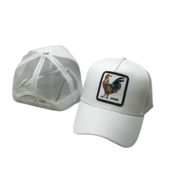 Animalformad broderad basebollkeps mode personlighet hej O