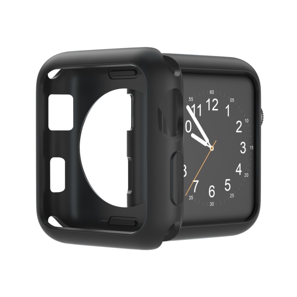 Kompatibel med Apple Watch Series 6/5/4/SE 40mm Etui Blødt silikagel Tyndt Letvægts Beskyttende Bumper Cover Guard Tilbehør