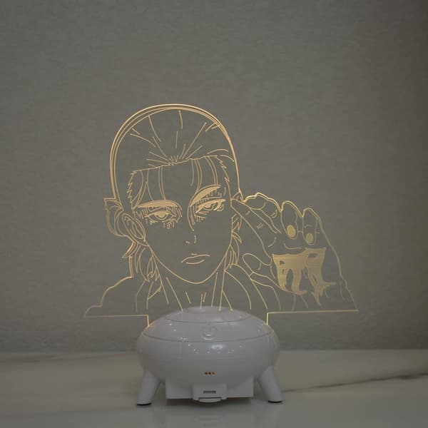 Anime 3D Lampe Nattlys 3D Attack on Yeager Illusjonslampe
