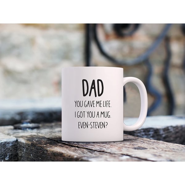 Pappa, jag köpte en mugg till dig - Rolig kaffemugg - Unika fars dag-presenter till pappa - Bäst