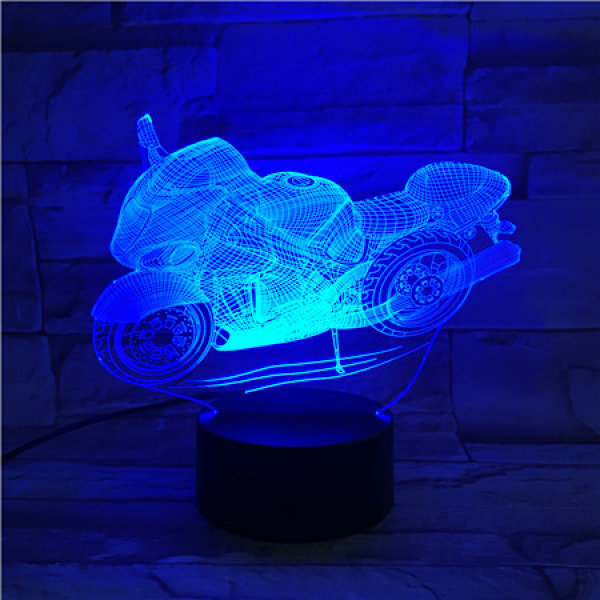 3D nattlampa, Cross Country Motorcycle 3D nattlampa
