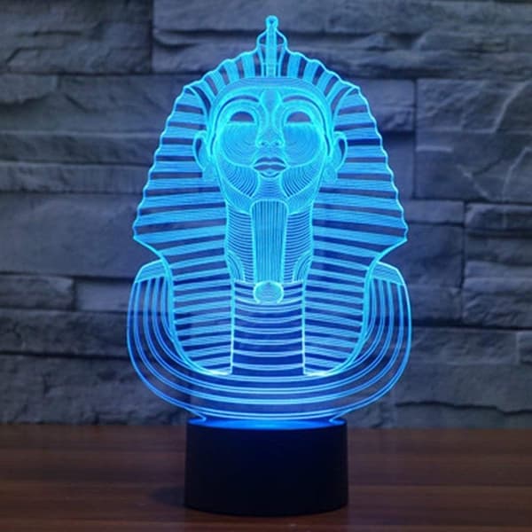 3D Piratskib Natlamper 3D LED Natlys Bord Skrivebord Opt