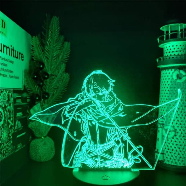 3D Figur Lampe Anime Illusjon Nattlys Gave til Soverom