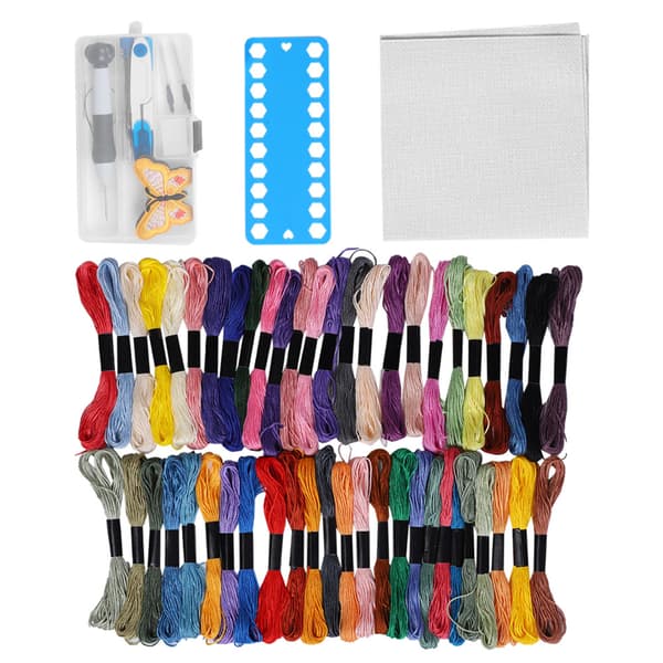 Broderikit Poking Cross Stitch Punch Needles Patch Threader DIY Hantverksverktyg