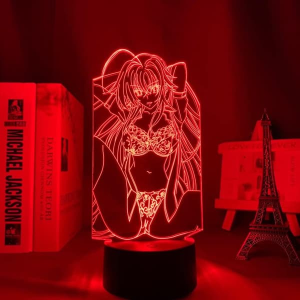 Anime LED-lys High School DxD Rias Gremory for soveromsdekorasjon
