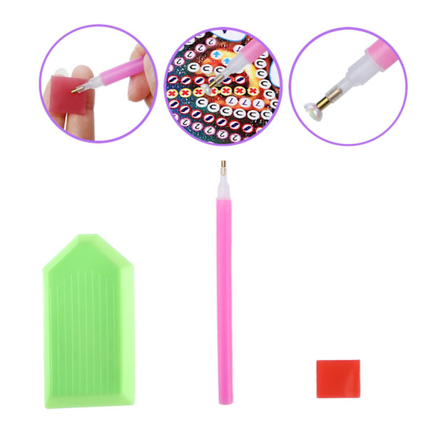Diamantmaleri anheng DIY krystall delfin vindspill 5D diamantmaleri anheng dekorasjon gave