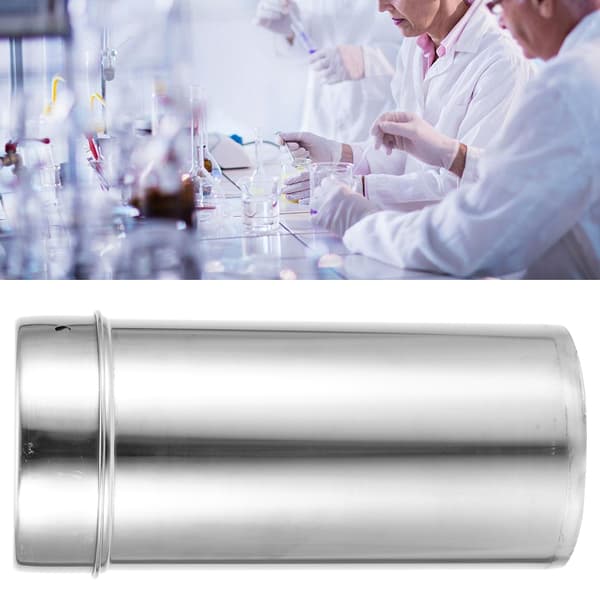Petriskål Steriliseringsbøtte Laboratorium Rustfritt Stål Desinfeksjonsbøtte Diameter 110mm