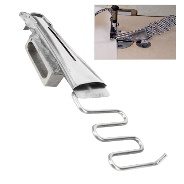 Kurv kant bindare fållare mapp hög kvalitet metall hög huvud symaskin tillbehör inlopp 40MM