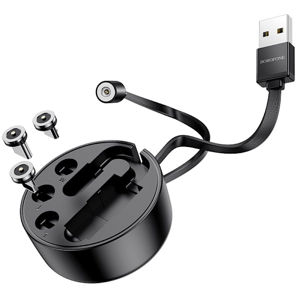 Borofone BU26 et-til-tre magnetisk opladerkabel til Apple