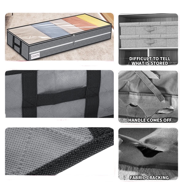 Nestneatly Smartcube Underbed Storage Bag Under-The-Bed Sto